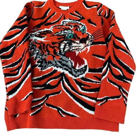 controversial gucci sweater|Gucci tiger sweater women.